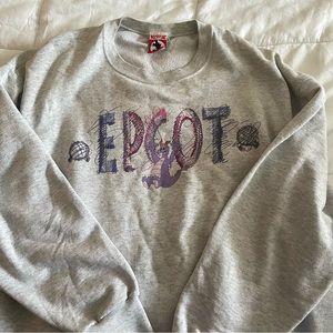 Vintage 80s or 90s Disney Figment Epcot Sweatshirt - rare!